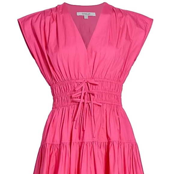 Derek Lam 10 Crosby - Tora Mini Dress - Pink Sz 10 - Picture 2 of 6